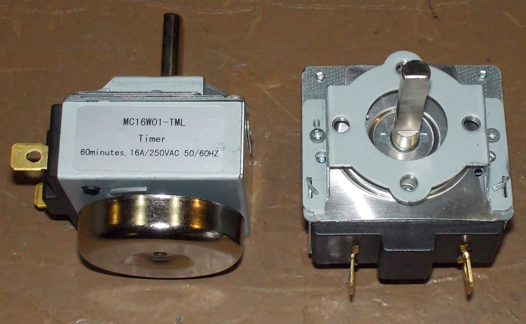 Механический таймер DKJ-Y1, 60минут, 16A-250V (MC16W01-TML) зам. 8072701, 8033185, 167612002, 167612005