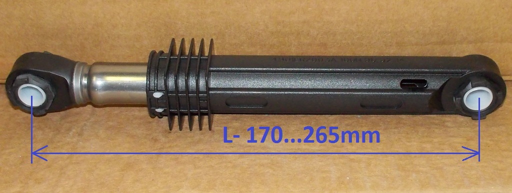 Амортизатор LG 100N, длина 160-280, втулка 11x22mm зам. 4901ER2003A, 383EER3001G, 383EER3001A, 383EER3001K, AGF76280972, 4901ER2001E, SAR010